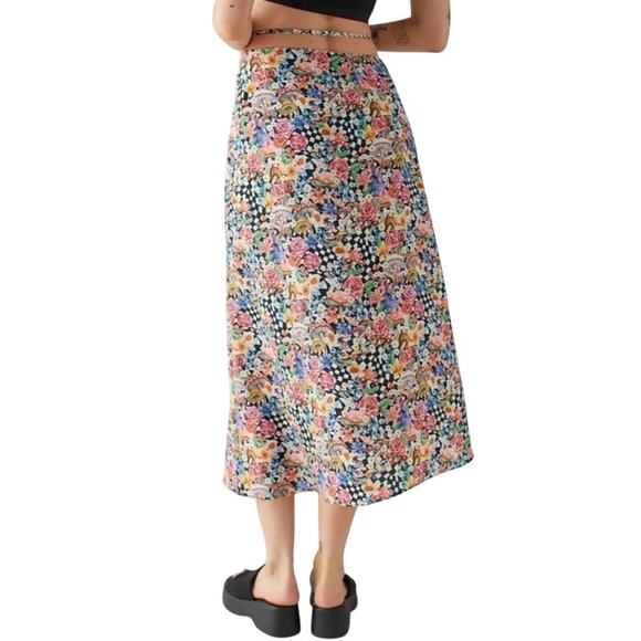 NEW For Love & Lemons Deidre Midi Skirt Size Small - Picture 4 of 8